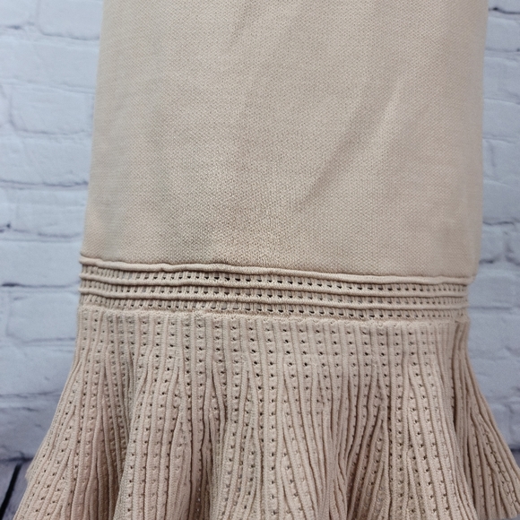 - NYC EVA MENDES NUDE KNITTED COCKTAIL DRESS… - Picture 12 of 16